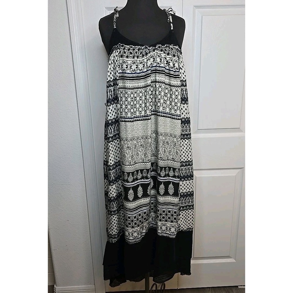 American Eagle Outfitters‎ Women's Boho V-Neck Multi Color Size Small Adjustable